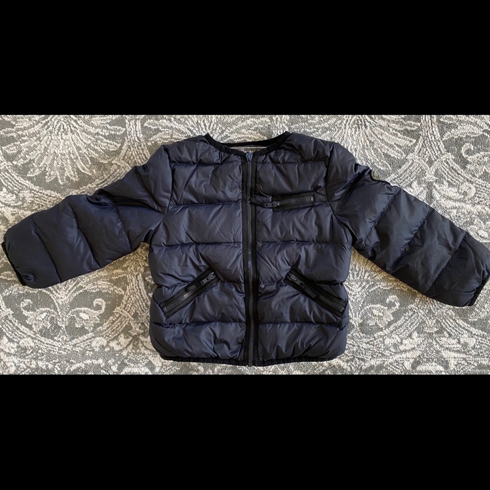 Dark Blue Down jacket Bonpoint
